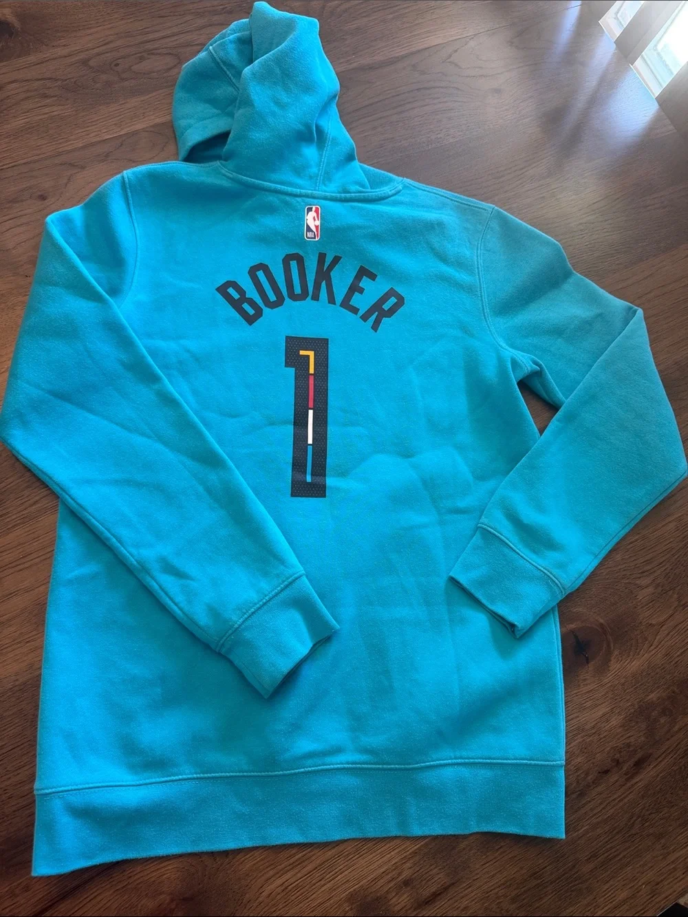 Nike NBA Youth Large 14/16 Turquoise Phoenix Suns Booker 1 Hooded Sweatshirt